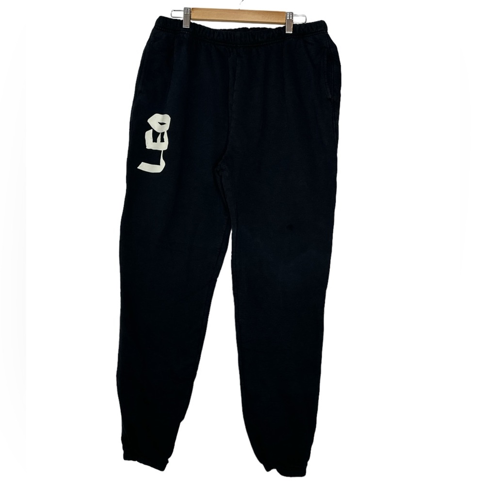Good American Sweatpants Men’s Black Leo Zodiac‎ sz 4 (XL)